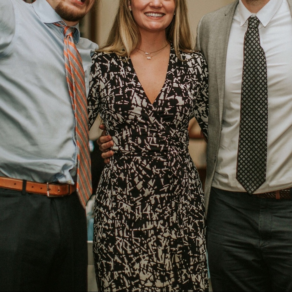 Calvin Klein wrap dress